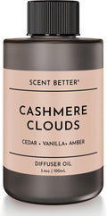 Scent Better Cashmere Clouds Aroma Essential Oil Blend: an Aromatherapy Blend of Cedar, Vanilla, and Amber for Ultrasonic Diffusers & Nebulizers (3.3 Fl Oz, 100 mL)