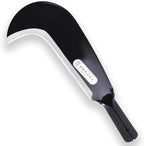 1pce 340mm/13.39in Manganese Steel Billhook Brush Clearing Sickle for Grass,Weeding Tools for Garden,Curved Sawtooth Sickle,Machete Axe for Cutting Trees,Steel Blade Knife in Hand