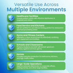 13.1G Sporicidal NaDCC Tablet Disinfectant - Multipurpose, Concentrated Dissolving Tabs for Bulk Solution, Use with Protexus Handheld Electrostatic Sprayers for Cleaning and Disinfecting