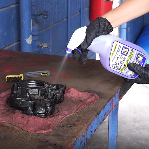 Simple Green Pro HD Purple Concentrated Cleaner & Degreaser - Heavy Duty, Professional, Automotive, Restaurant, Grills, Ovens (32 oz Spray @Heavy Strength and 1 Gal Concentrate Refill)