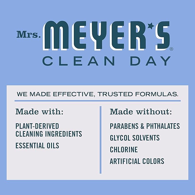 Mrs. Meyer's All-Purpose Cleaner Spray, Bluebell, 16 fl. oz. (Pack of 6)