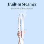 Nori Press Travel Steam Iron - Handheld Iron With Optional Steam Feature - No Ironing Board Required - Easy to Use w/ 6 Fabric Settings - Removes Wrinkles - User Manual Included -White