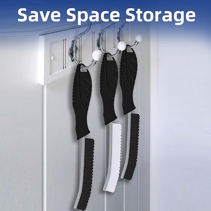 New Serrated Crevice Cleaning Brush, Hard Bristle Cleaning Tools for Household Use, Multifunctional Gap Cleaner Supplies for Kitchen, Bathroom,Toilet, Faucets, Grout, Car, Home Essentials