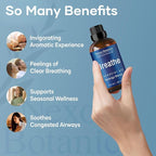 Breathe Essential Oil Blend 60 ml - Breath Sinus Relief with Menthol Oils - for Humidifiers, Diffusers, and Aromatherapy - Nexon Botanics
