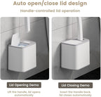 Disposable Toilet Brush Cleaning System with 24pcs Refill Pad Replacement Heads, Toilet Cleaning Stick, Wall-Mounted Toilet Wand Kit for Bathroom Maintenance, Toilet Brush with Holder