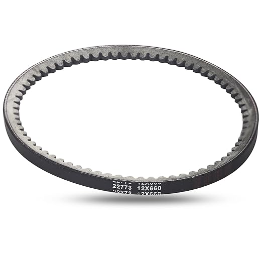 22773 Drive Belt Compatible with Earthquake Victory Tillers 24598, 29409 and 29702, 6015V CRT 26" Belt 4XLA, and CountyLine CRT 20969 and 31315 Rear Tine Tillers