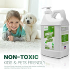 Naeterra Aromatherapy Lemongrass Cleaning Concentrate, 64 oz Natural Multi-Surface Cleaner and Deodorizer, Safe for Pets, Home, Pet Areas, and Auto Household Essential Oil Cleaner (Pack of 1)