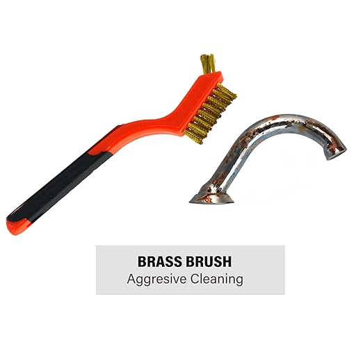 3Pcs Small Brass Wire Cleaning Brushes Set for Rust Removal in Holes