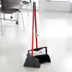 Libman Commercial Deluxe Lobby Broom & Dust Pan (Open Lid) | Case of 2