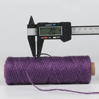 2mm 328ft Colored Natural Jute Twine String for Gift Wrapping Craft Baker Plant Christmas Ribbon Twine Handmade Arts Decoration Thin Packing String Home Decor