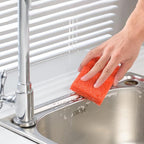 Griddle Cleaning Pads for Blackstone Flat Top, Non-Scratch Grill Scrub Pads, Bathroom Scrubbing Pads, Pool Scrub Brush, Shower Tile (22 Pads + Handle) (24 Pads)