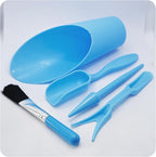 5Pcs Mini Succulent Tools Set, Plastic Garden Hand Tools Kit for Indoor Plant Care, Succulent Bonsai Miniature Garden Tool Set,Small Gardening Tools for Transplanting Digging Planting, Blue