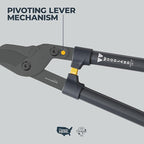 Woodland Tools Heavy Duty Lopper – 28 Inch Lever-Action Branch Cutter with Bypass Blade and Non Slip Grip – Manual Tree Limb Cutter for Thick Branches and Tough Yard Work