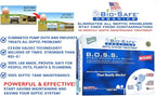 Bio-Safe Organics - Septic Tank Shock - Shock Combo Drainfix 5 Gal. & Large BOSS package - Patented Exxon Valdez Septic Tank Treatment - Septic Maintenance