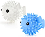 Kikkerland Set of Two Reusable Dryer Buddies for Laundry – Fabric Softener Dryer Balls – Control Static, Remove Wrinkles, Dry Clothes Faster, Puffer Fish