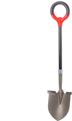 Radius Garden 25211 Pro-Lite Carbon Steel Shovel, Red