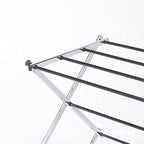 Displays By Jack Portable Collapsible Clothing Dryer Rack, Foldable Drying Rack for Clothes, Lingerie, Towels, Linens, Laundry Home Apartment Must Haves, Metal Chrome Finish