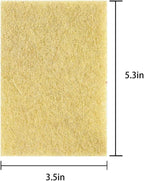 Natural Scouring Pads Biodegradable Scrubbing Pads for Kitchen Cleaning, Dishes, and Pots - Sisal hemp Fiber Scrub Pads for Dishes - Non Scratch Scouring Pads for Pots and Pans (10 Pack)