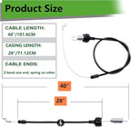 746-04626 731-05385 Forward Clutch Cable Replacement fits MTD 946-04626 Troy-Bilt Bolens Ranger Yard Machines Tillers