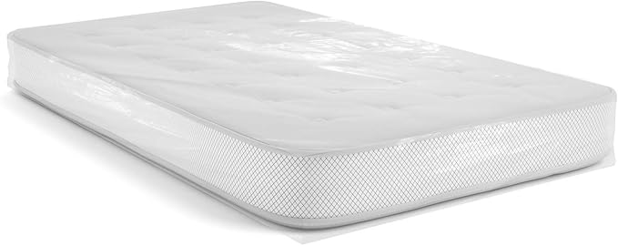Ultrasac High Performance Queen Size Mattress 2.0 MIL (eq) Clear Cover Waterproof Bags - 70" x 92" - Pack of 1 - for Moving, Storage, & Commercial
