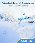 Steam Cleaner Handheld Attachments Compatible with Dupray Neat Steam Cleaners - 2 Pack Large Rectangle Bonnets + 4 Pack Small Triangle Bonnets Reusable Microfiber Steam Cleaner Pads Mop Accessories