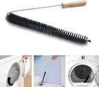 Dryer Cleaner Vent Brush, Washing Machine Brush Dryer Vent Cleaning Kit, Long Coil Brush Cleaning Tools Flexible Lint Remover(Color:Black)