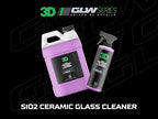3D SiO2 Ceramic Glass Cleaner, GLW Series | Water & Rain Repellent | All-Weather Protective Ceramic Glass Cleaner | Safe for Tinted, Non-Tinted Windows & Mirrors | DIY Car Detailing | 16 oz