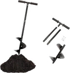 Compost Turner Aerator,Compost Stirrer Tool for Outdoor Composting Manual Compost Bin Aerator Rotating Aerator Soil Tiller