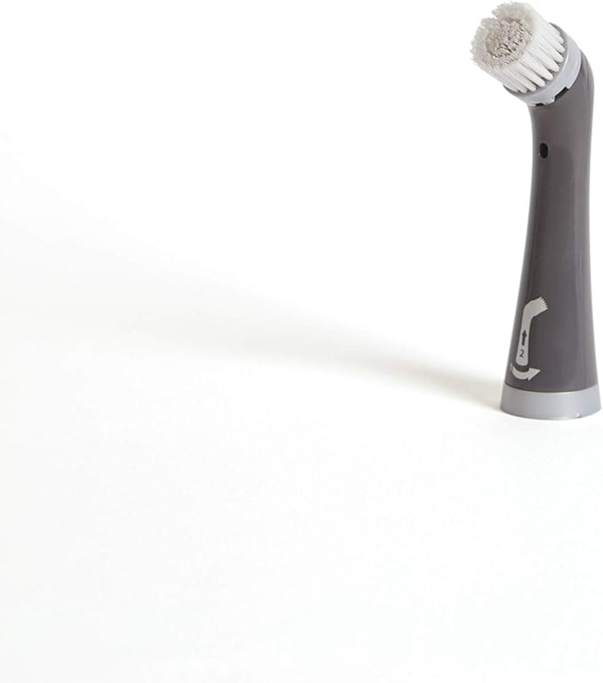 Rubbermaid Reveal Power Scrubber Attachable Soft Bristle & Velcro Head with 6 Microfiber Pads for Cordless Electric Battery Powered Scrub Brush Ideal for Shoes/Sneakers/Car Trim/Tires/Furniture