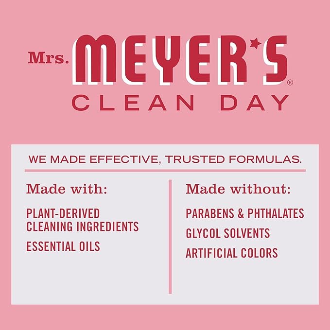 Mrs. Meyer's Multi-Surface Cleaner, Peppermint, 16 OZ (Pack of 4)