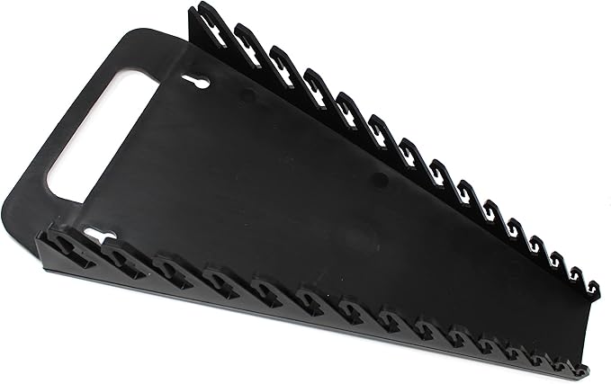 JSP Manufacturing 15-Tool Gripper Wrench Organizer Tray Kit - 2 Plastic Portable Gripper Tray Holders… (4 Piece Kit, Black & Blue)