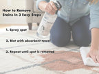 Fred's Fine Cleaning Center Ultra-Powered Enzyme Stain Buster for Carpet, Laundry, and More, Quart Size