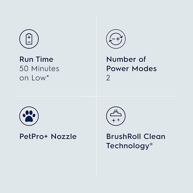 Electrolux WellQ7 Pet Cordless 2-in-1 Vacuum Cleaner with Motorized PetPro+ Nozzle for Easy Pet Hair Removal, 50-Minute Run Time, 2 Power Modes, Indigo Blue