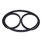 JEENDA 2PCS 3/8" X 43" V-Belts 185476 184354 169790 Compatible with Husqvarna Poulan Craftsman Garden Tillers Lawn Mower