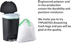 TYPLASTICS Tall Kitchen Drawstring Trash Bags 13 Gallon (200 Count)