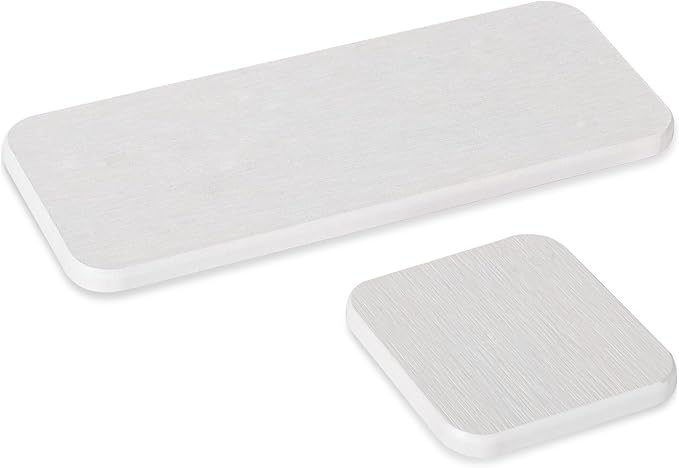 2 PCS Water Absorbing Stone Tray for Sink, Diatomite Bathroom Tray Quick Dry Dish Soap Holder Kitchen Sink Organizer for Modern Home Decor - White