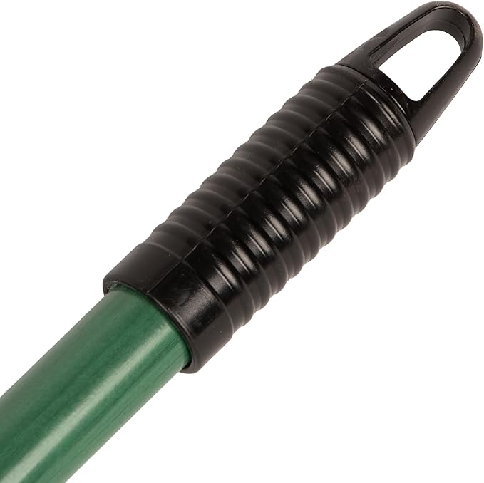 THE GROUNDSKEEPER II Green Rake 55-inch Lightweight Fiberglass Handle, 21-inch Head, Durable Steel Tines for Gardening, De-Thatching or Professional Landscaping