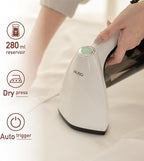 Osner Handheld Garment Steamer for clothes, 1450W Quick Heat Auto-trigger, Compact Travel Steamer, Clothes Steamer, Fabric Wrinkle Remover with Lint Brush Steam Nozzle (Black)