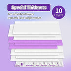 10 Pack Disposable Power Mop Pads for Swiffer Power Mop Pads, Compatible with Swiffer Power Mop Refills, Unscented Spray Replacement Floor Cleaning Refills for urface/Hardwood Floor Cleaning