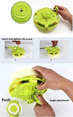 Window Cleaning Tool U Shaped Window Cleaner for External Window Washer with Telescopic Pole, Angle Adjustable Sponge Head and Squeegees
