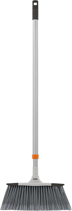 Slim Angle Broom, Heavy Duty Broom, Indoor Brom, Outdoor Angle Broom with Extendable Handle, Durable Collapsible Broom for Home, Kitchen, RV, Travel, Grey, 2 Pack, by Superio