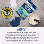 Wall Patch Repair Plate by SD Home, 3-Pack Drywall Backing Plates, 2-5” Hole Repair Patch, Easy & Quick DIY Patching