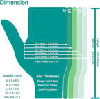 Clear Vinyl Food Safe Disposable Gloves Latex Free Powder Free for Food Prep Handling Cooking Cleaning