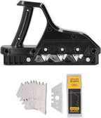 WALFRONT Gypsum Board Chamferer Plasterboard Fast Cutter with 10 Blades, 45 Degree Gypsum Board Edger Hand Plane Chamferer, Provides Clean Finish for Woodworking