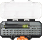 Klein Tools 32717 Precision Screwdriver Set with Case, All-in-One Multi-Function Repair Tool Kit Includes 39 Bits for Apple Products
