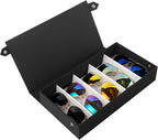 5-Slot Eyeglass Case Organizer - Portable Storage for Sunglasses & Glasses, Perfect for Travel & Home Use