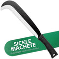 Sickle Machete for Yard Work Machetes for Cutting Trees Billhook Brush Clearing Sickle Garden Tool Brush Axe Harvest Knife Heavy Duty Machete with Curve Blade Grass Sickle for Gardening,Weeding