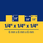 QEP Xtreme Cork Handle Stainless Steel Trowel Square Notch 1/4" x 1/4" x 1/4"