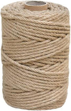 1/5 in (5 mm) X 328 FT (100 Meters) Jute Twine Rope String for Home Decorating, Cat Scratcher Post Tree, DIY Arts Crafts, Garden, Binding, Packing Material
