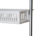 Household Essentials White 6-Tier Basket Over-The-Door Organizer